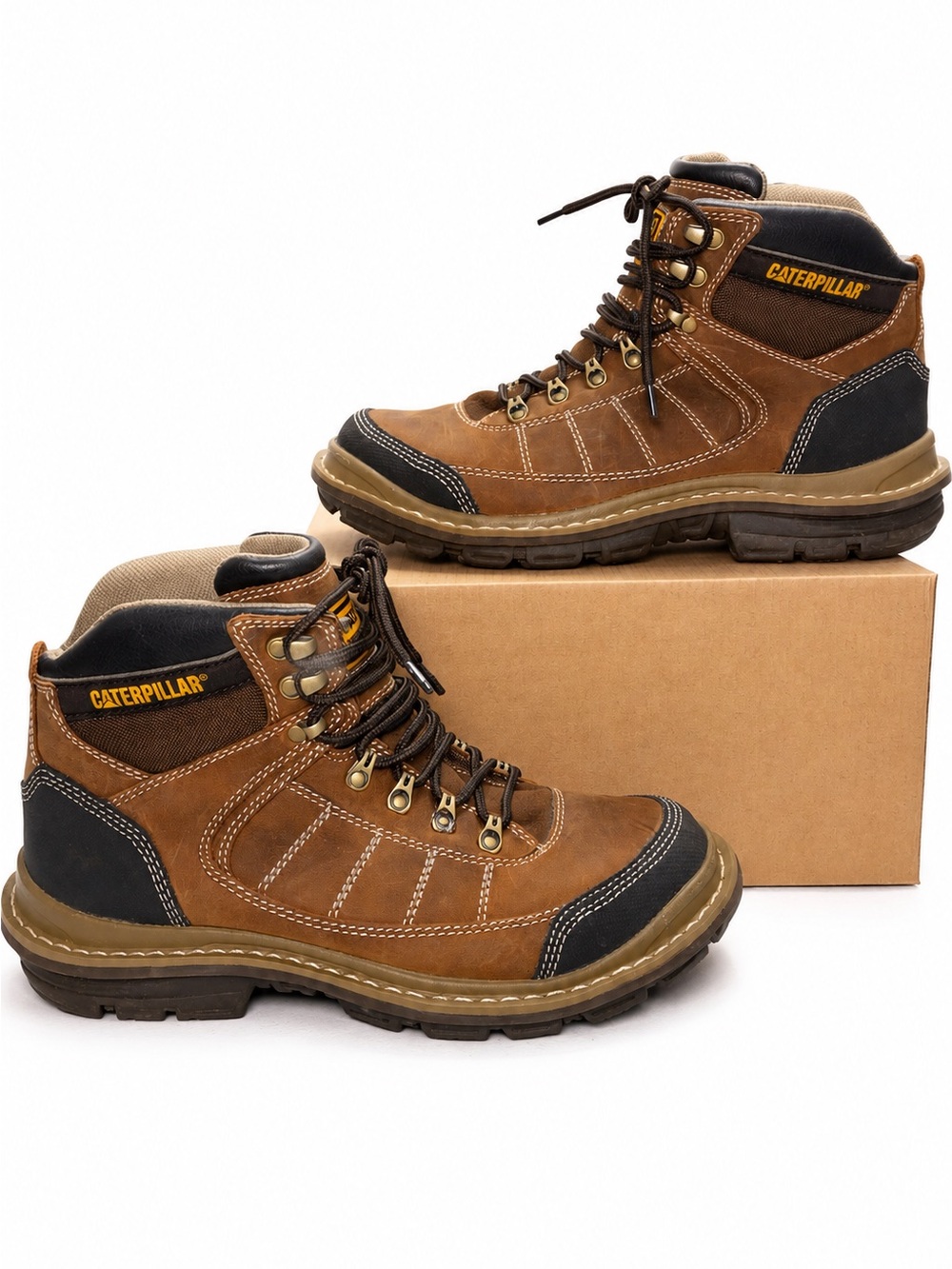 Caterpillar P73800 Men's Lytton 6" Soft-Toe Brown Boots Size 11 M